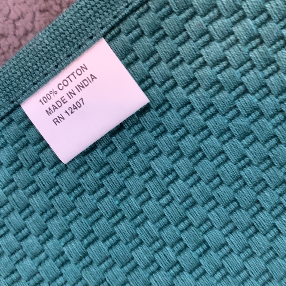 Green Weave Placemats Cotton - Picture 4 of 6